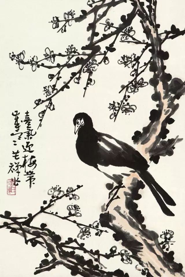 大寫意畫家李苦禪花鳥畫作品欣賞