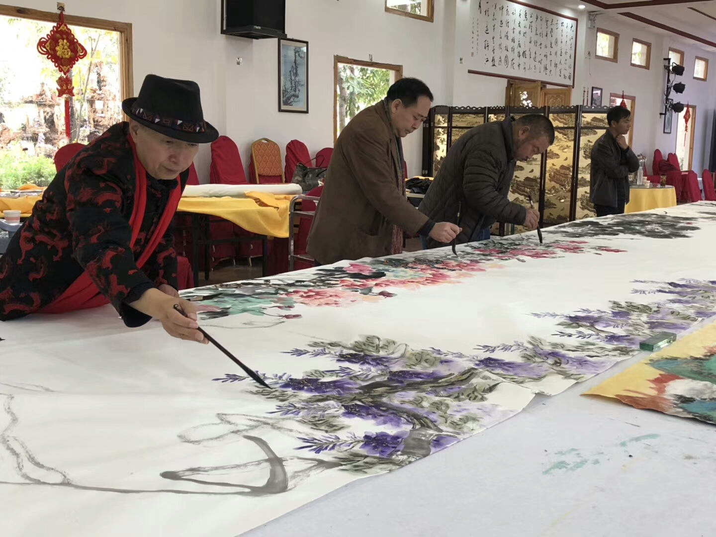 王世軍帶領(lǐng)首都書畫院到革命老區(qū)開展創(chuàng)作采風(fēng)活動(dòng)