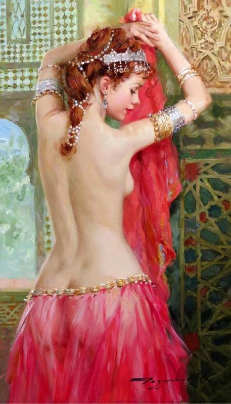 馬克·斯帕恩Mark Spain女人體油畫作品欣賞