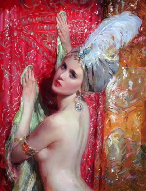 馬克·斯帕恩Mark Spain女人體油畫作品欣賞