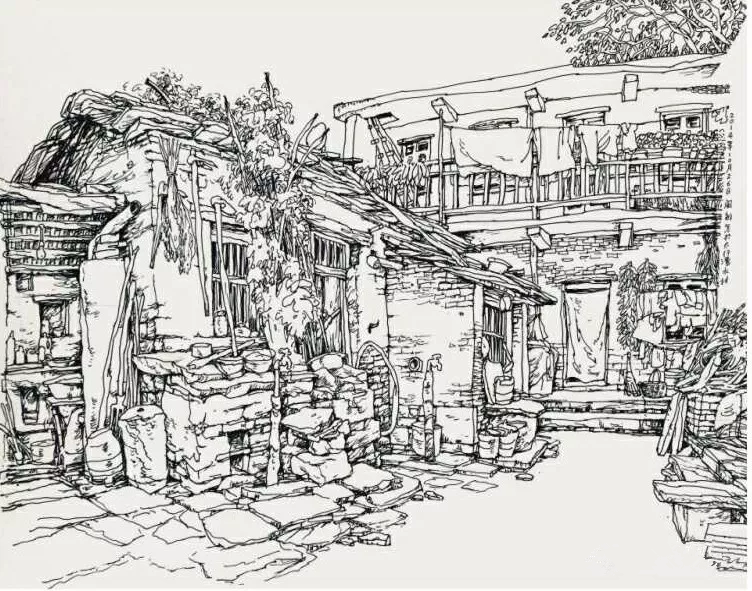 閻敏速寫(xiě)山水畫(huà)作品欣賞