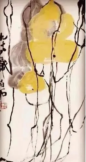 齊白石作品《葫蘆》
