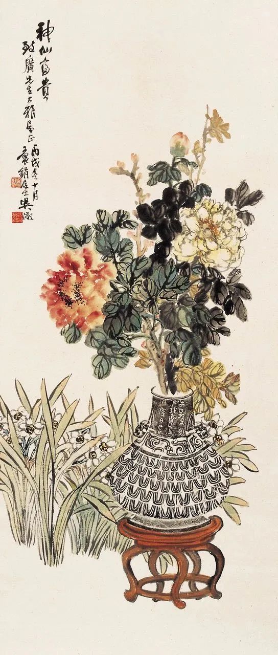 吳昌碩花卉作品欣賞