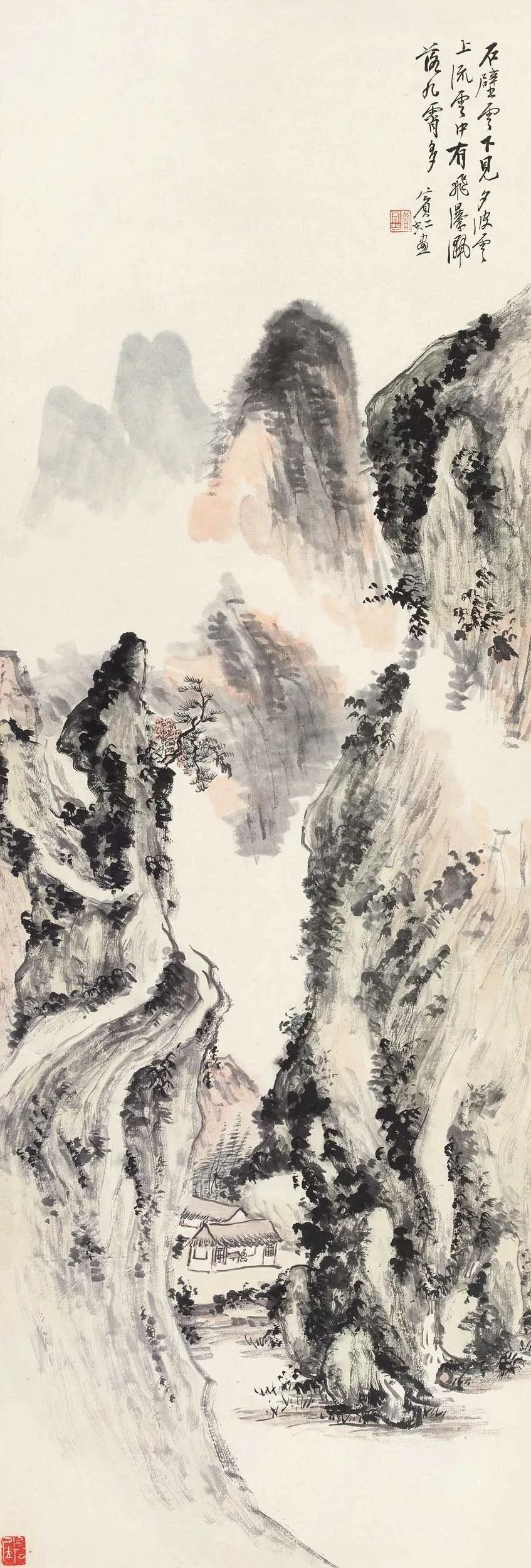 黃賓虹國畫山水畫作品欣賞