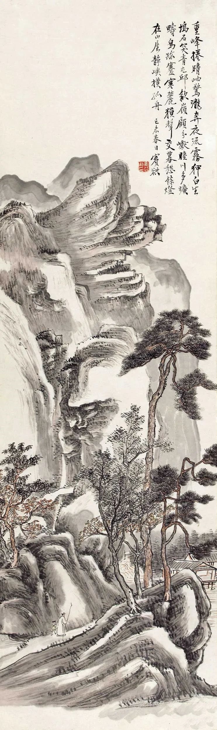 黃賓虹國畫山水畫作品欣賞